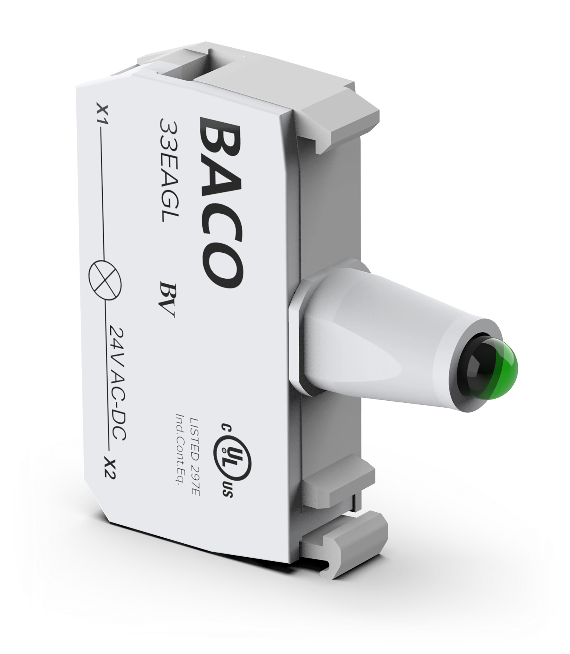 LED-modul Grön 24VAC/DC