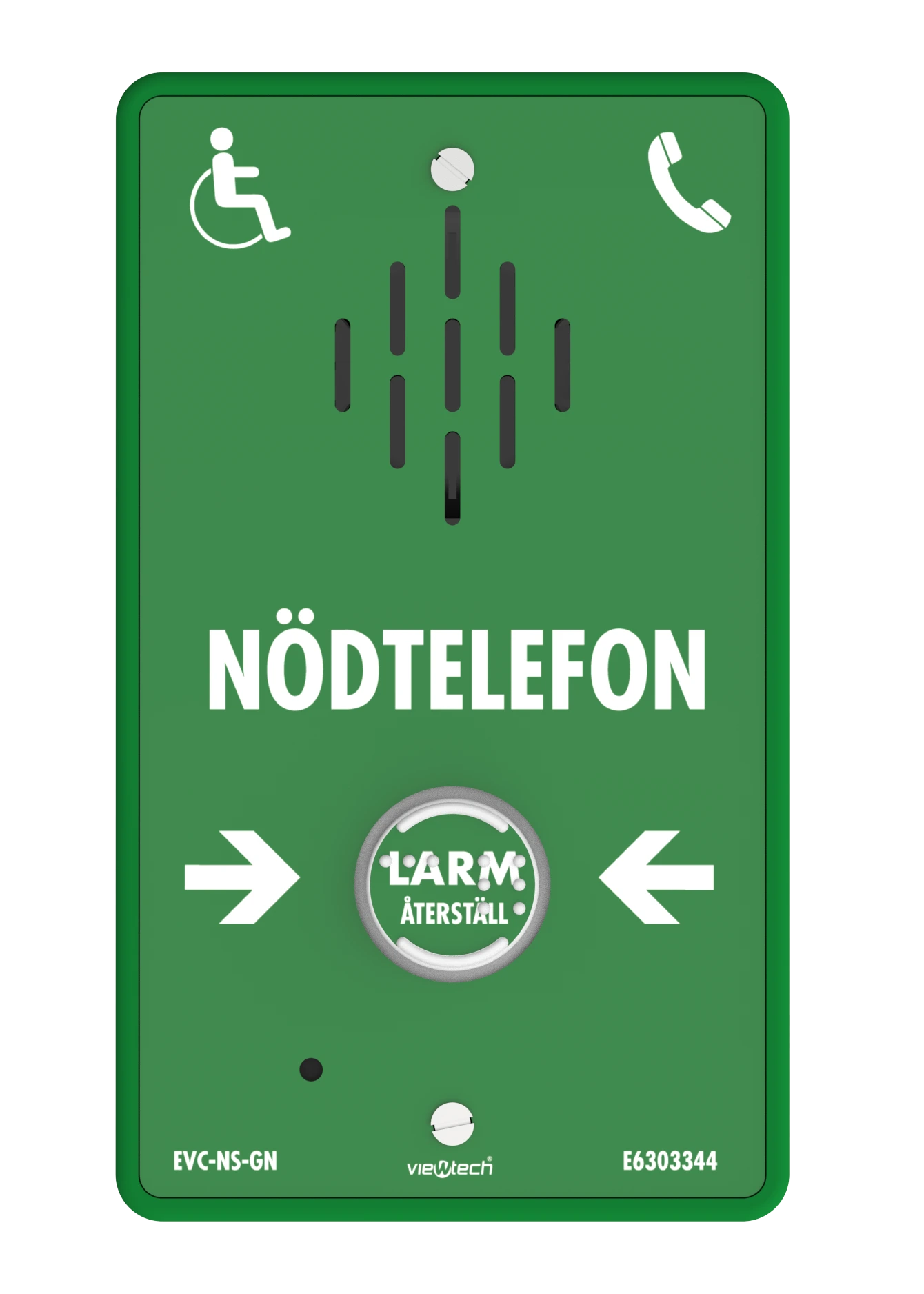 Nödstation EVC Grön utan kopplingsbox