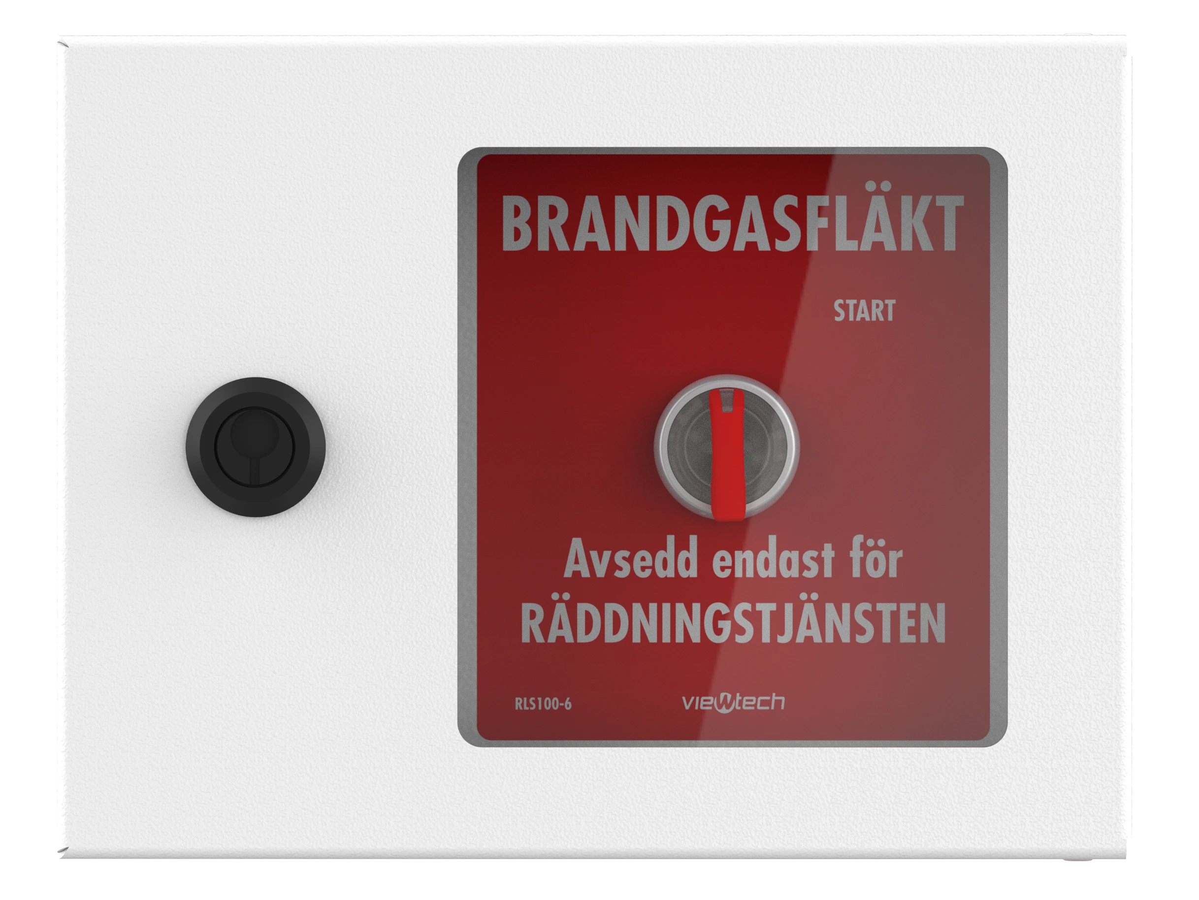 Manöverskåp Brandgasfläkt 1 Vred