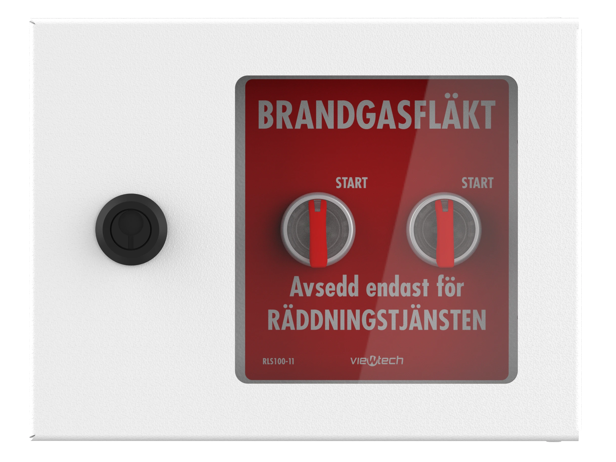 Manöverskåp Brandgasfläkt 2 vred