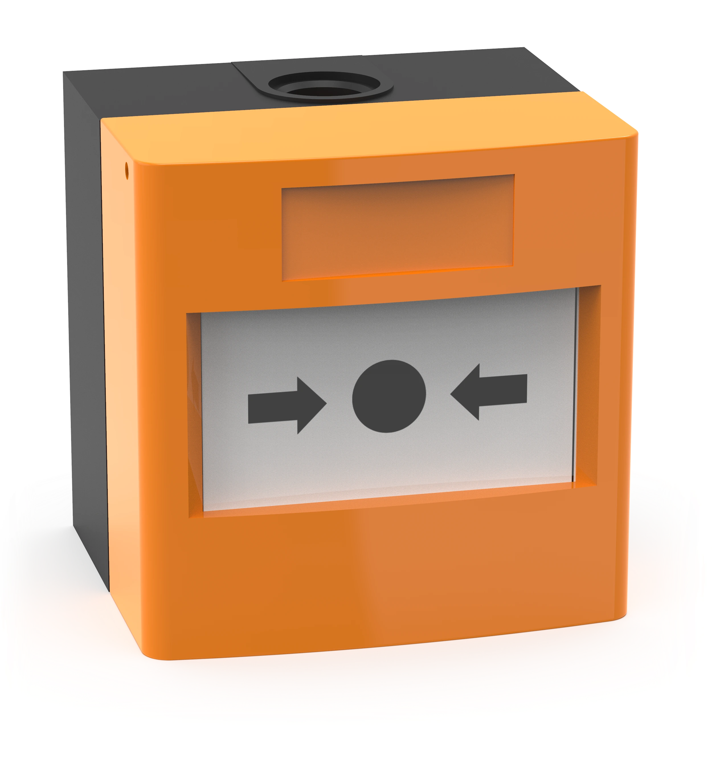 Larmknapp IP67 Orange 2xNO/NC