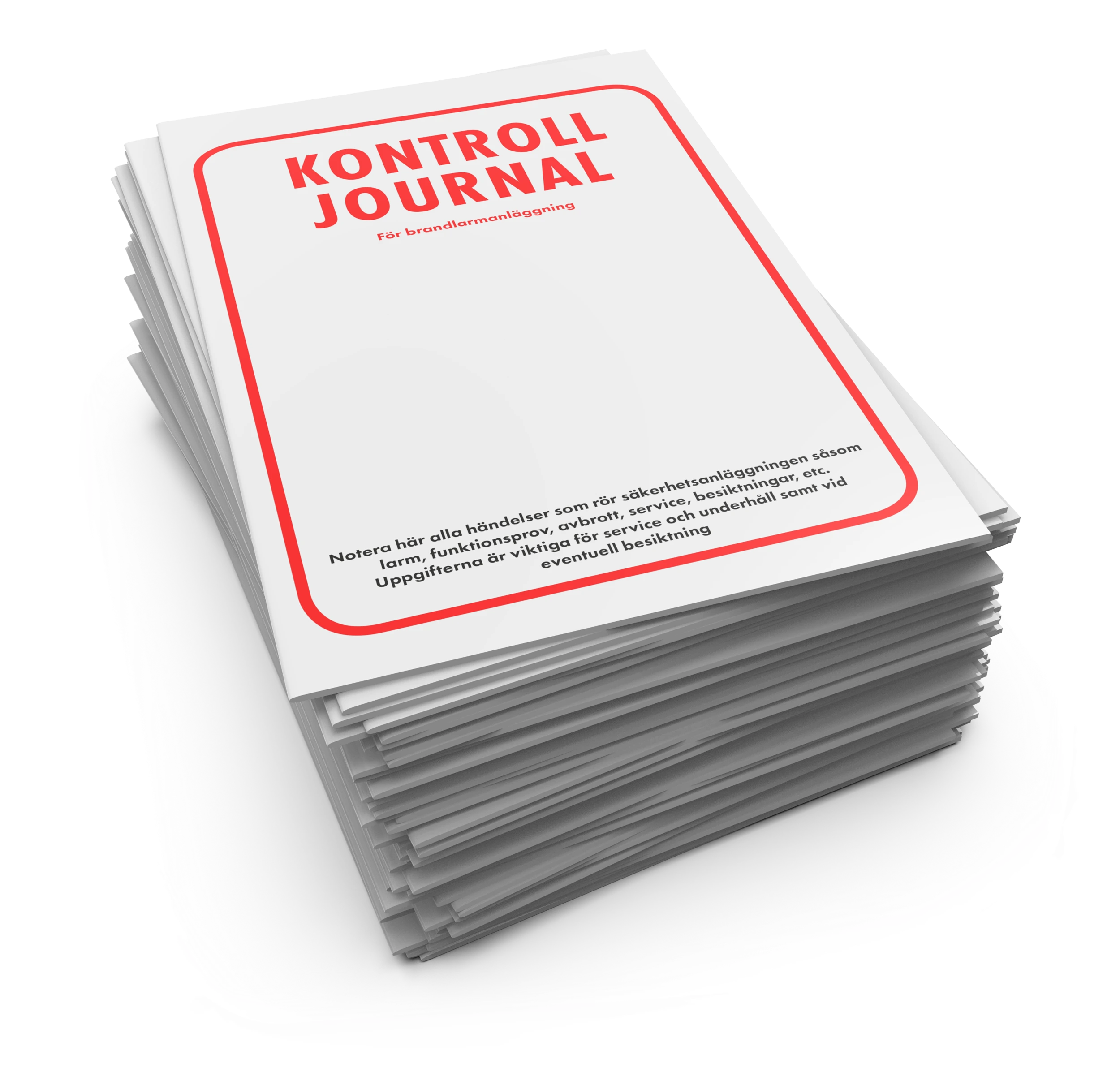 Kontrolljournal SBF 110:8
