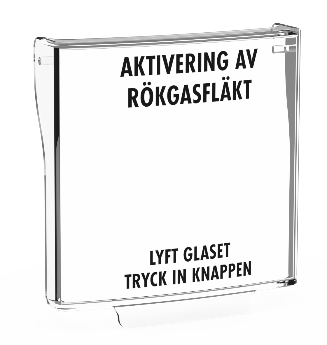 Glaslucka till larmknapp LK-5