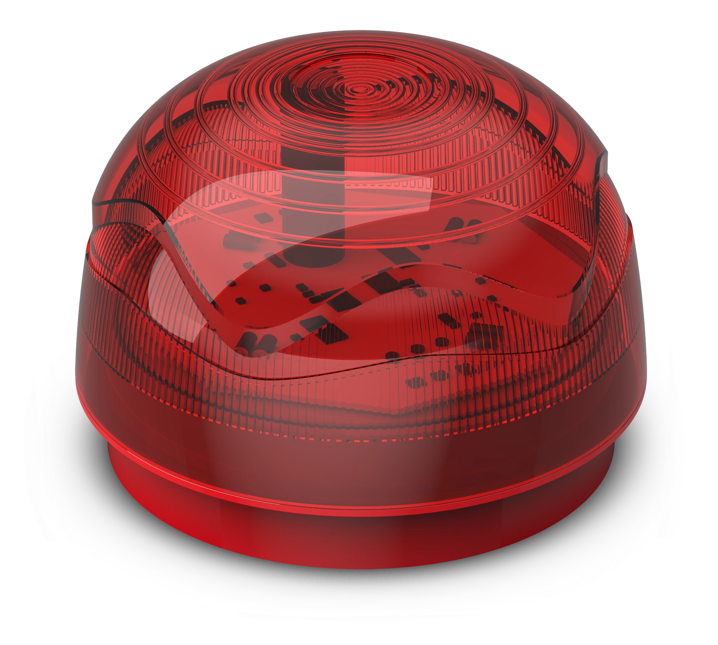 Blixtljus Röd Flashdome 