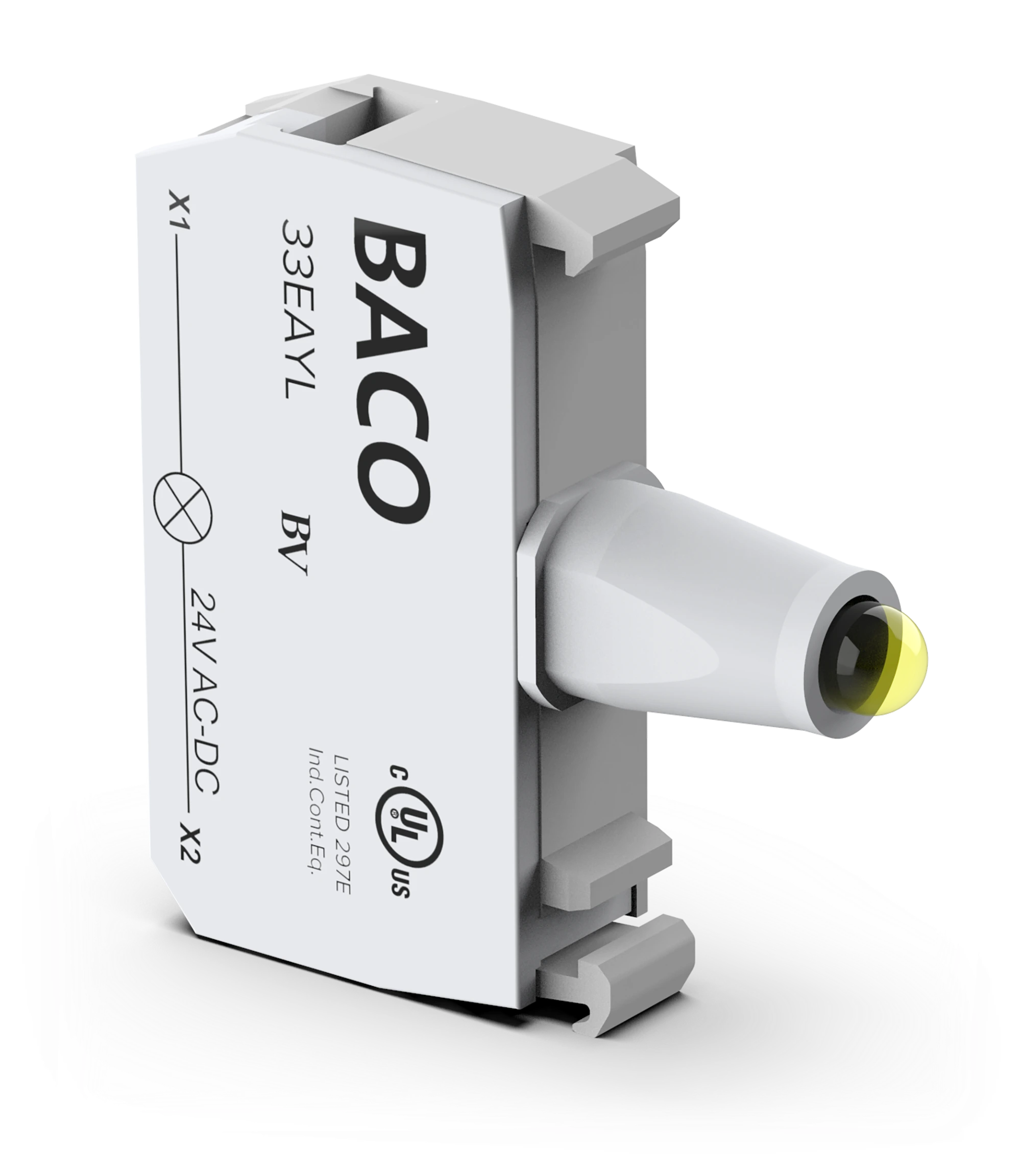 LED-modul Gul 24V AC/DC