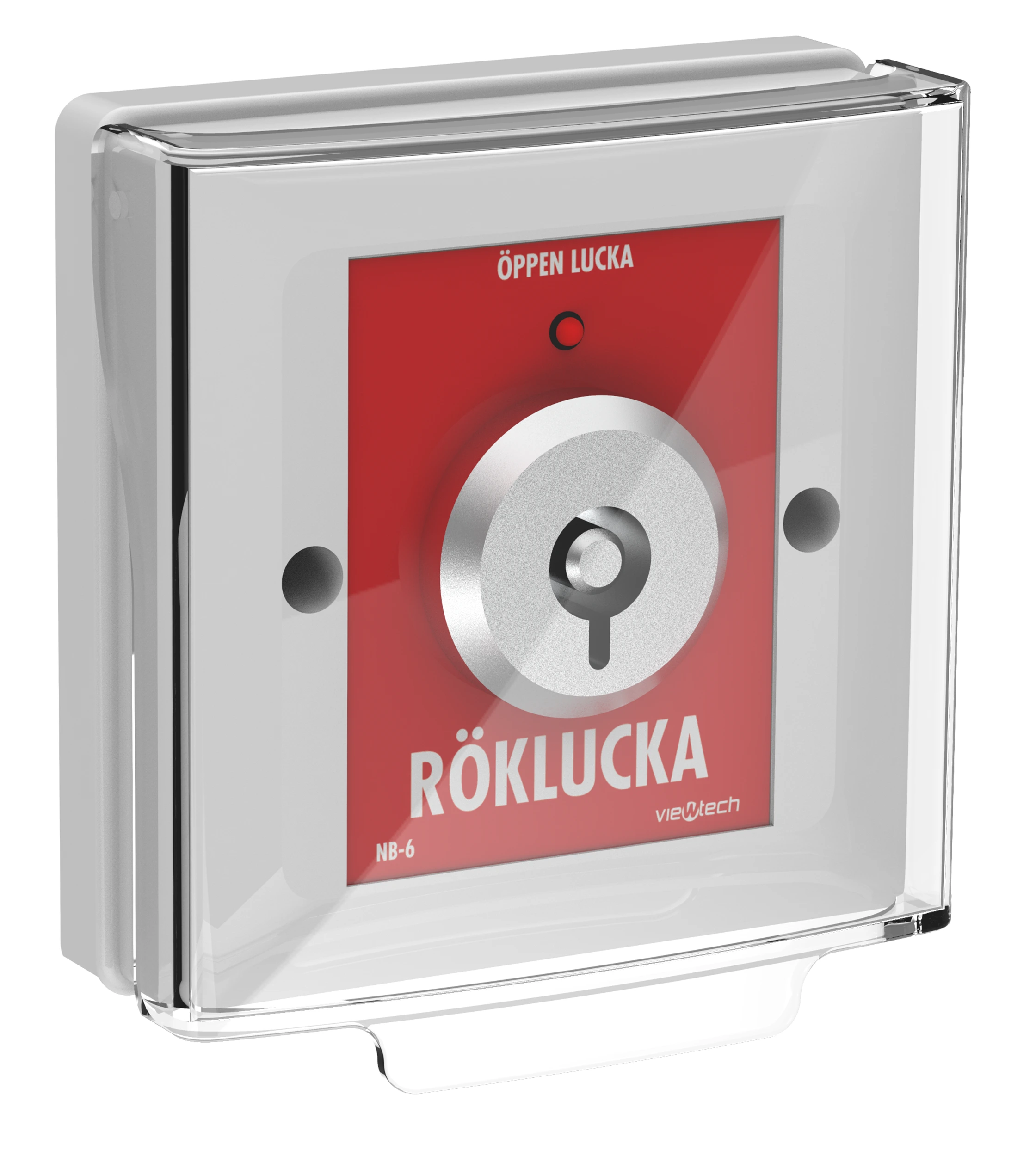 Nyckelbrytare för röklucka