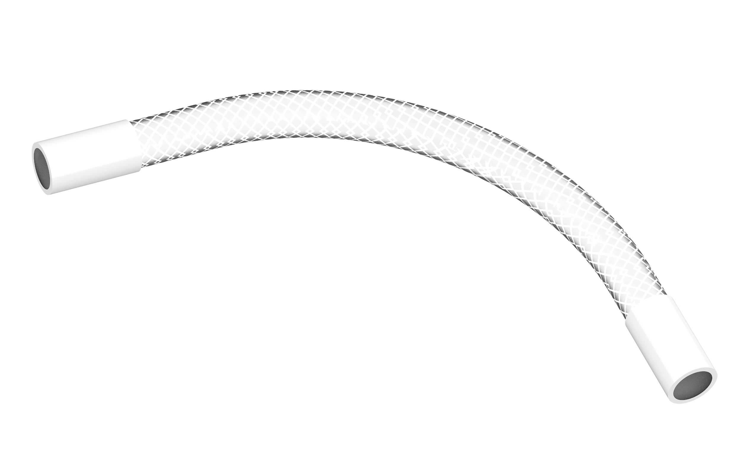 Flexibel skarv 30 cm Vit