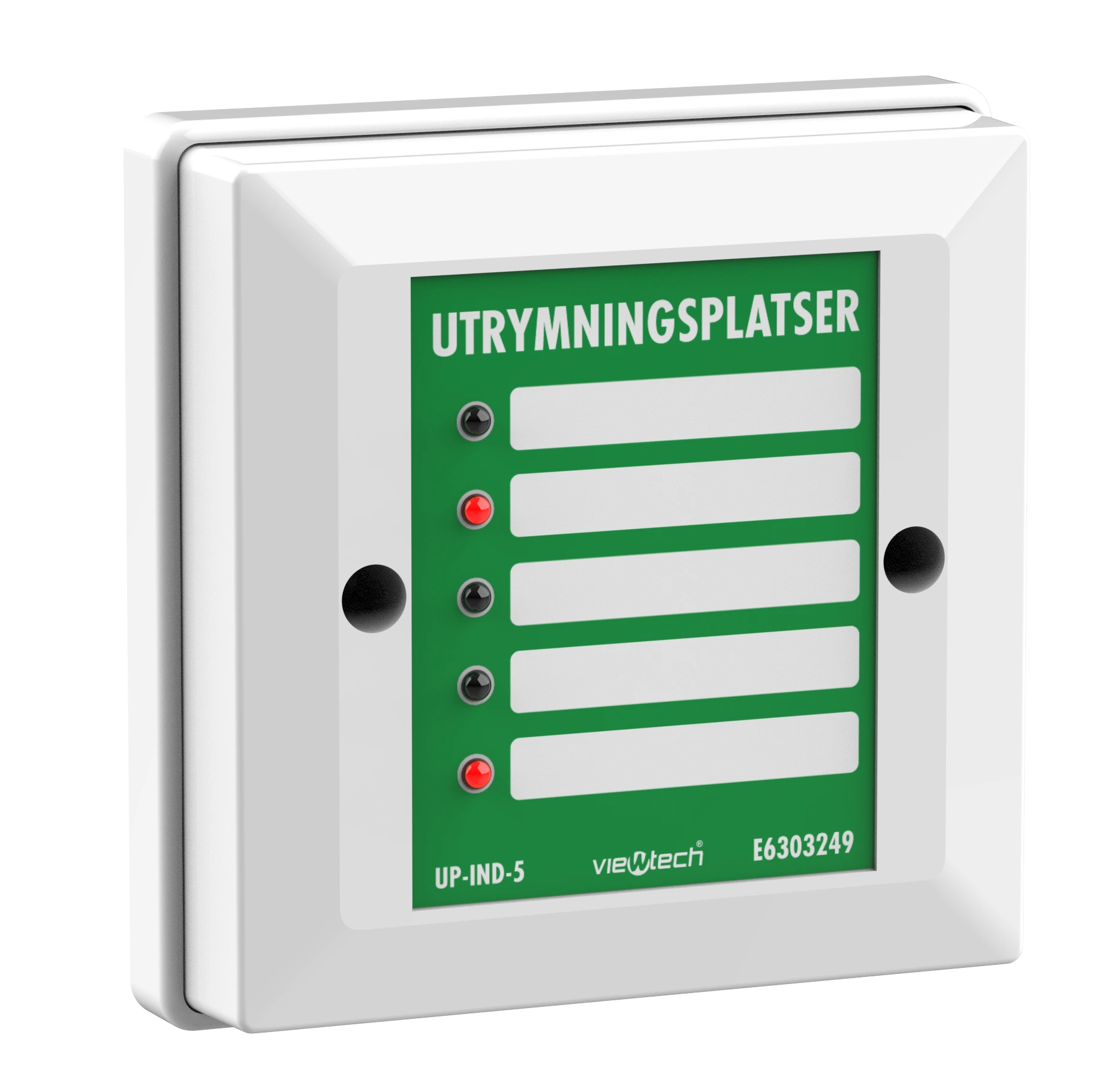 Indikering 5 Utrymningsplatser